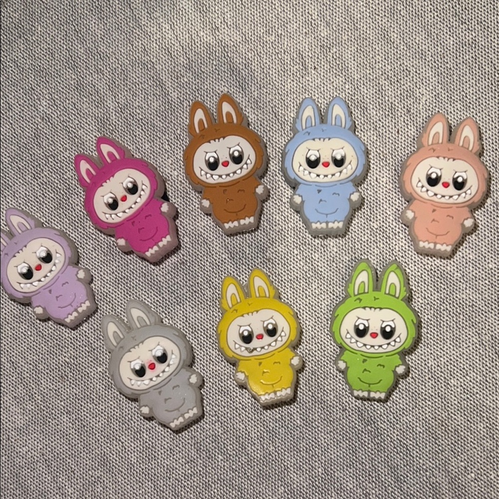 Glow in Dark - Labubu Croc Charms